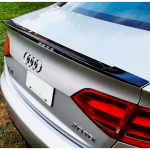 Alerón Audi A4 B8 08-15 Negro Brillante Plástico ABS - Imagen 6