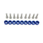 Arandelas Anodizadas 8mm Escape Honda Auto Moto Atv X9 M8 - Imagen 11