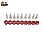 Arandelas Anodizadas 8mm Escape Honda Auto Moto Atv X9 M8 - Imagen 21