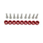 Arandelas Anodizadas 8mm Escape Honda Auto Moto Atv X9 M8 - Imagen 16