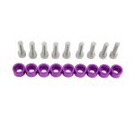 Arandelas Anodizadas 8mm Escape Honda Auto Moto Atv X9 M8 - Imagen 10