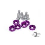 Arandelas Anodizadas Atv/Moto/Auto Jdm X6 M8 - Imagen 4
