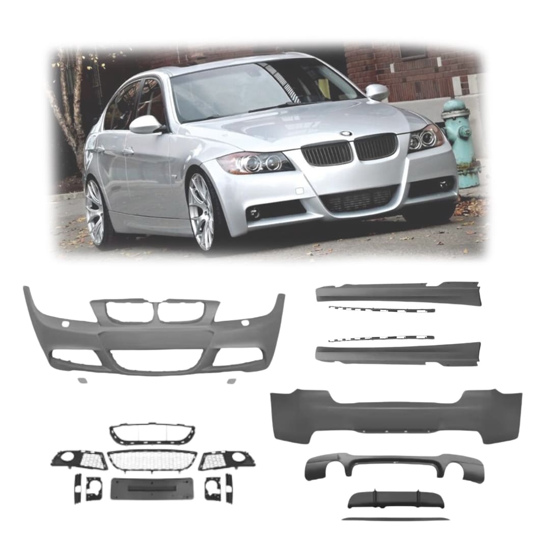 BKIT003-PRE-7 Bodykit Mtech BMW Serie 3 Sedan E90 PRE LCI - Imagen 1