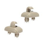 Kit X2 Ganchos Clip Varios Colores Parasol Audi A1 A3 A4 A5 Q3 Q5 Tt - Imagen 10