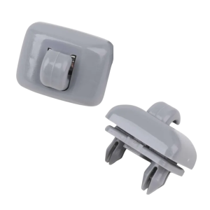 Kit X2 Ganchos Clip Gris Parasol Audi A1 A3 A4 A5 Q3 Q5 Tt