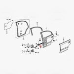 Limitadores de Puerta para Honda Civic 96-00 Crv 97-01 - Imagen 7