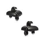 Kit X2 Ganchos Clip Varios Colores Parasol Audi A1 A3 A4 A5 Q3 Q5 Tt - Imagen 2