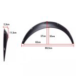 Kit X4 Fenders Flares Ensanches de Guardabarros Universales - 2 Medidas - Imagen 2