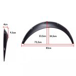 Kit X4 Fenders Flares Ensanches de Guardabarros Universales - 2 Medidas - Imagen 3