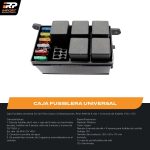 Caja Fusiblera Fusilera Auto Instalación Eléctrica Universal con Relays Mega - Imagen 19