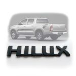 Hilux Emblema Negro Mate Toyota 19x3.3cm - Imagen 5