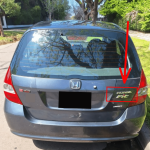 Insignia Baúl para Honda Fit 03-07 Trasera Logo Emblema - Imagen 6