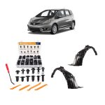 Kit 240 Clips + 2 Guardaplast Delanteros Honda Fit 08-13