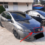 Kit X2 Emblemas Insignias Exterior Rojas Honda City 08-13 - Imagen 4