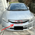 Kit X2 Emblemas Cromados para Varios Modelos Honda - Imagen 2