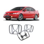 Kit X3 Emblemas Cromados para Varios Modelos Honda - Imagen 29