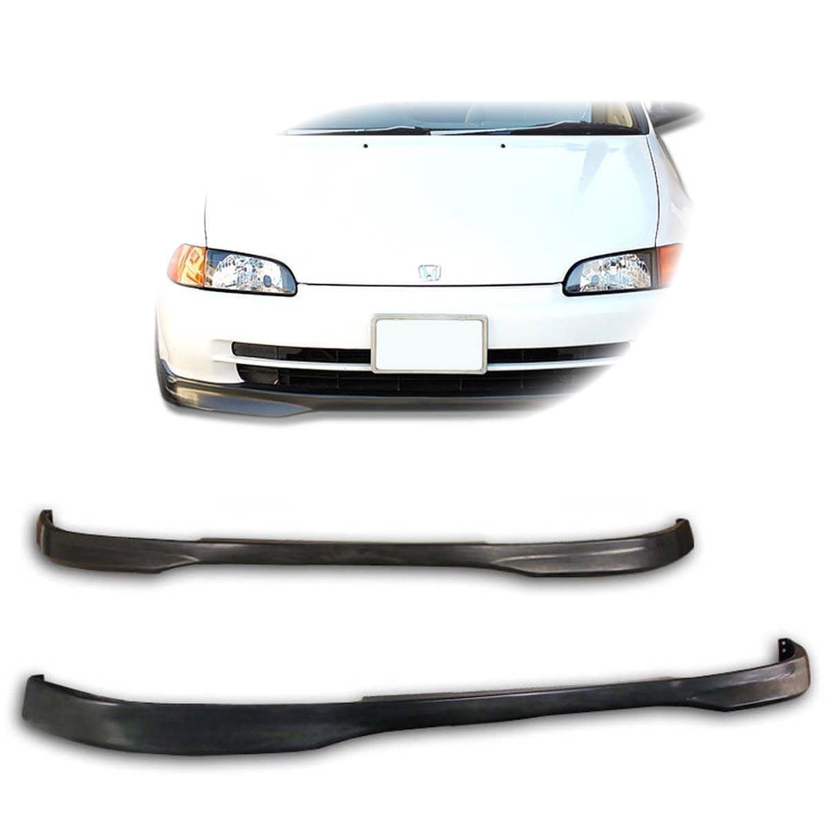LIP001-SINLOGO Lip Delantero Type R - Honda Civic 92-95 Sedán 4 Puertas - Imagen 1