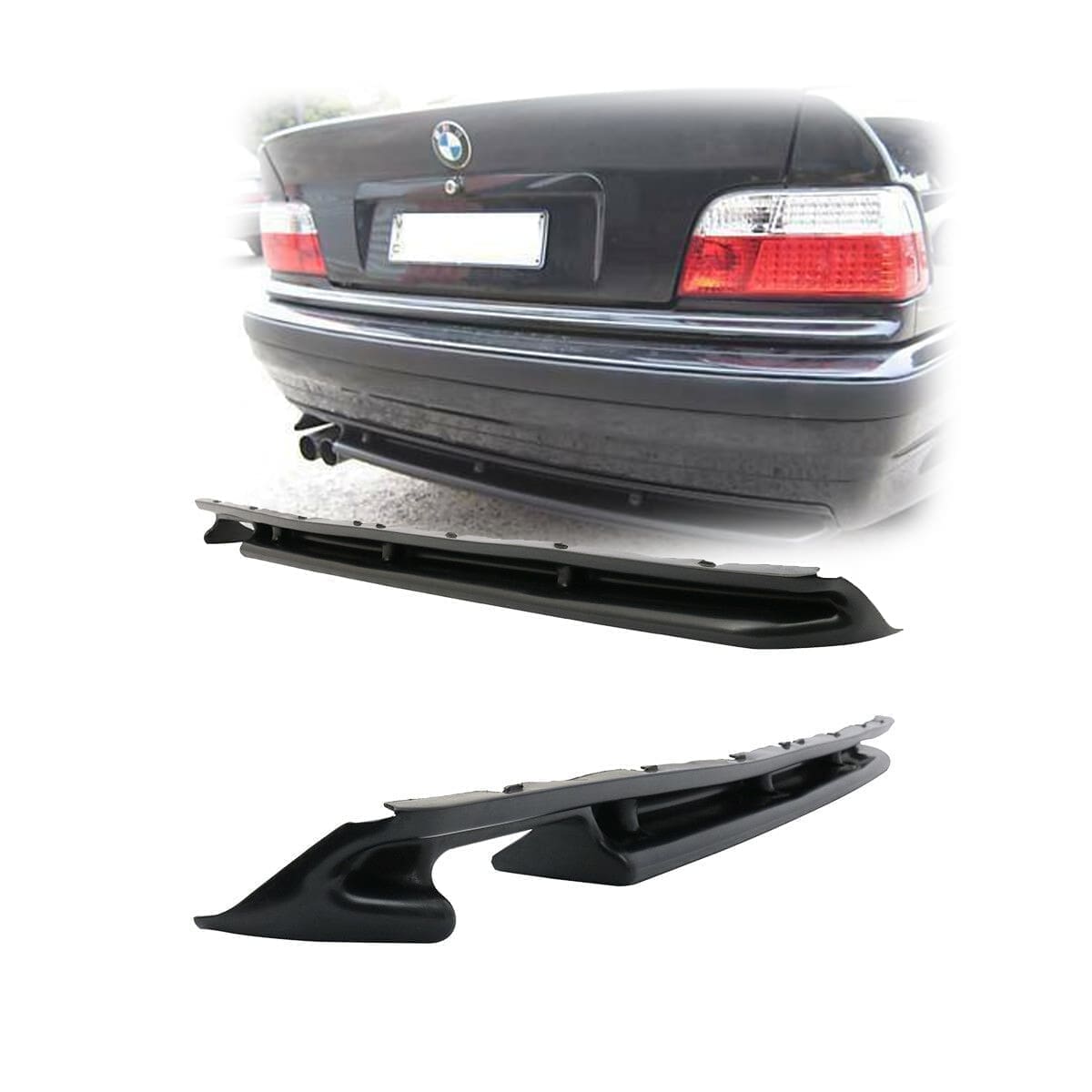 LIP014 Difusor Trasero para BMW 92-99 E36 318 320 325 - Imagen 1