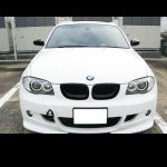 Parrilla BMW Serie 1 E81 E82 E87 04-07 Kidneys Negra - Imagen 2