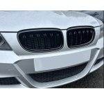 Parrilla De Doble Vira Kidneys Riñones Negra Brillante BMW Serie 3 Sedan E90 LCI 09-12 - Imagen 6