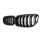 Parrilla De Doble Vira Kidneys Riñones Negra Brillante BMW Serie 3 Sedan E90 LCI 09-12 - Imagen 7