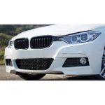 Parrilla Kidneys Riñones  BMW Serie 3 F30 2013-2018 M3 Doble Vira Negra Brillante - Imagen 2