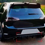 Difusor Trasero Aletas para Volkswagen Golf GTI MK7.5 17-19 - Imagen 3