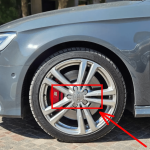 Kit  X4 Centros de Llanta Estrella AUDI A4 S4 S5 A5 Q5 TT 55mm 4F0601165N - Imagen 11
