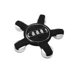Kit X4 Centros de Llanta para Audi Q5 Q3 8R0601165 Negro - Imagen 3