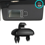 Kit X2 Ganchos Clip Varios Colores Parasol Audi A1 A3 A4 A5 Q3 Q5 Tt - Imagen 3