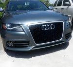 Parrilla Estilo Rs4 Para Audi A4 08-12 Con Borde Cromado - Imagen 6