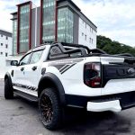 Kit Fenders + Molduras Raptor Para Ford Ranger Xl 23-25 Negro - Imagen 5