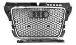 Parrilla Estilo Rs3 Para Audi A3 8p 08-13 Borde Cromado - Imagen 5