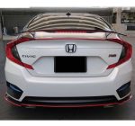 Aleron para Honda Civic 2017 2018 Estilo Si - Imagen 3