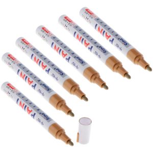 Marcadores Fibrones Pintura Sintetica X6 Indeleble oleo