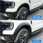 Kit Fenders + Molduras Raptor Para Ford Ranger Xl 23-25 Negro - Imagen 6