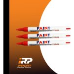 Marcadores Fibrones Rojos De Pintura Sintética Kit X3 Indeleble Oleo - Imagen 3