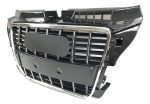 Parrilla Para Audi S3 8p 08-13 Con Borde Cromado Viras Negra - Imagen 2
