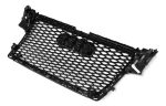 Parrilla Estilo Rs4 Para Audi A4 08-12 Con Borde Cromado - Imagen 3