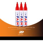 Marcadores Fibrones Rojos De Pintura Sintética Kit X3 Indeleble Oleo - Imagen 5