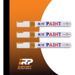 Marcadores Fibrones Dorados De Pintura Sintética Kit X3  Indeleble Oleo - Imagen 2