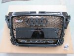 Parrilla Rs3 Audi A3 8p 08-13 Borde Negro Con Quattro Debajo Negro - Imagen 5