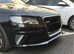 Parrilla Rs4 Audi A4 B8 08-12 Borde Cromado Quattro Debajo Cromado - Imagen 6