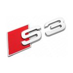 Parrilla Para Audi S3 8p 08-13 Con Borde Cromado Viras Negra - Imagen 8