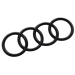 Parrilla Rs4 Audi A4 B8 08-12 Borde Negro Con Quattro Debajo - Imagen 6
