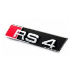 Parrilla Rs4 Audi A4 B8 08-12 Borde Negro Con Quattro Debajo - Imagen 4