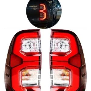 Faros Traseros Para Toyota Hilux 2016 A 2026 Led Gr Ambos Lados Rojo
